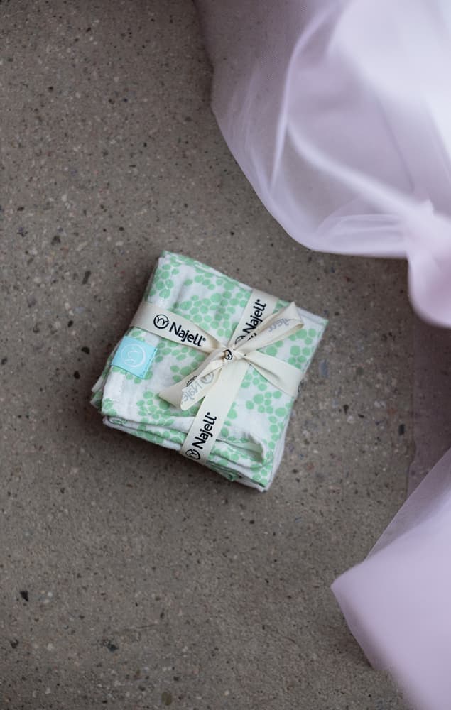 Set de 5 Carrés de Coton