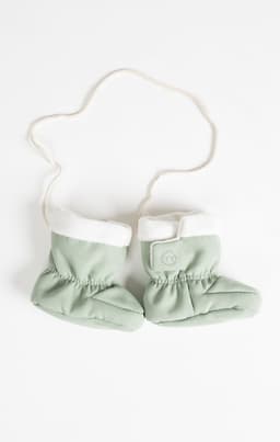 Baby Booties Agave Green