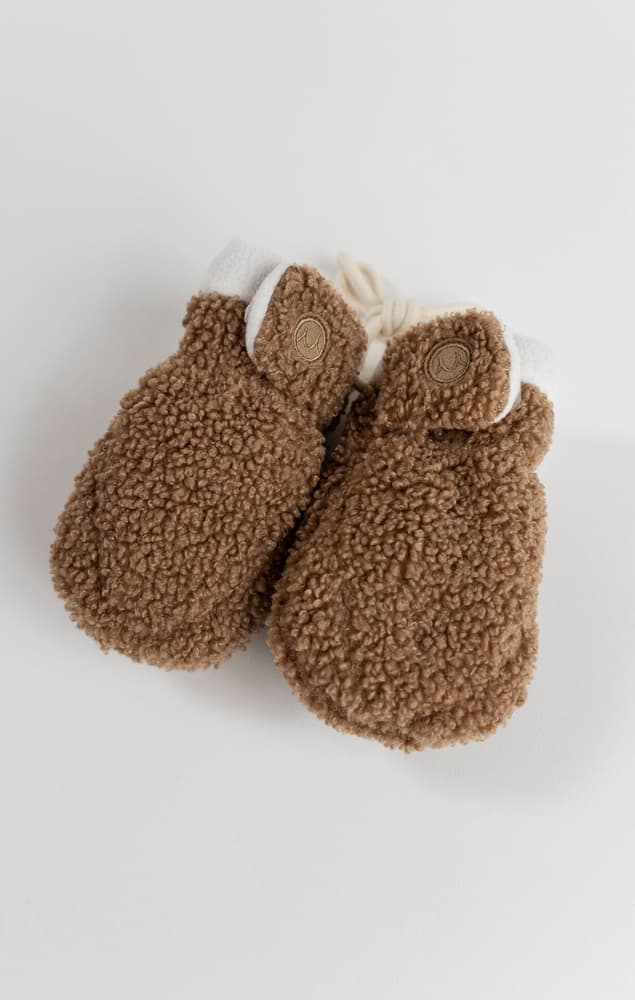 Baby Gloves Teddy Brown