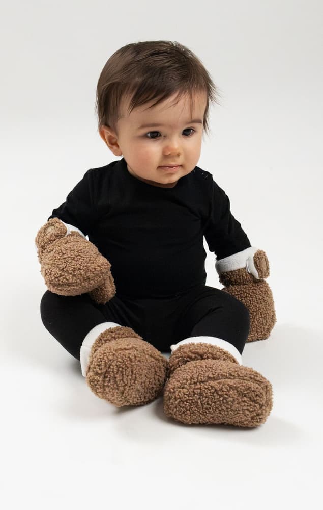 Baby Gloves Teddy Brown